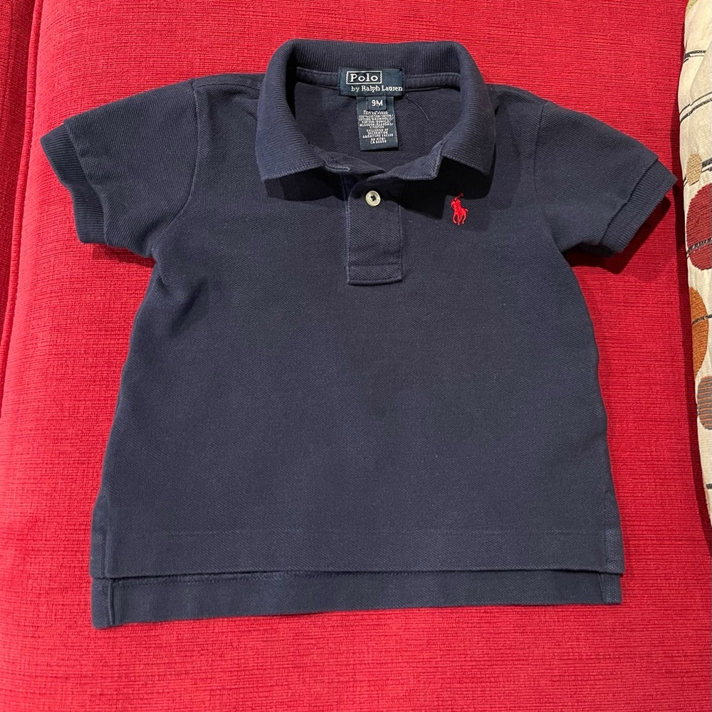 Polo by Ralph Lauren short sleeve shirt size 9 mo